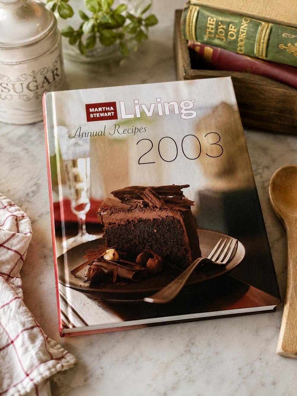 Martha Stewart Living Annual Recipes 2003, Vintage Hardcover Cookbook